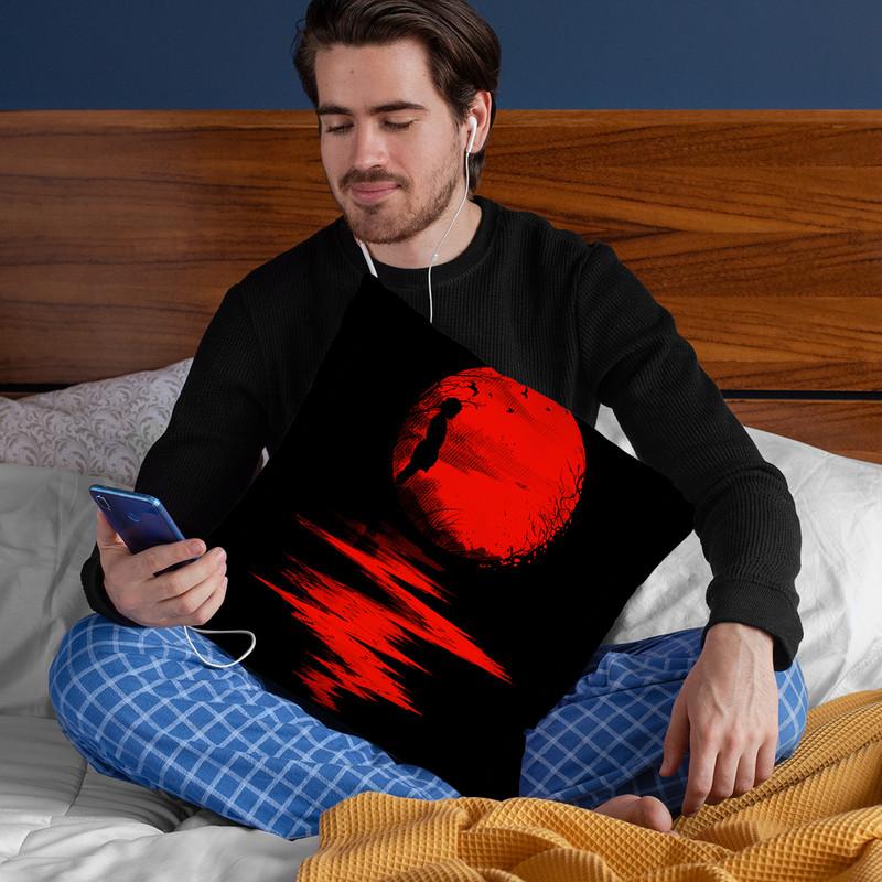 The Land Of The Rising Sun Throw Pillow By Nicebleed