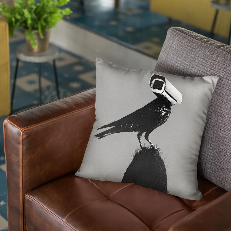 The Lookout Throw Pillow By Nicebleed