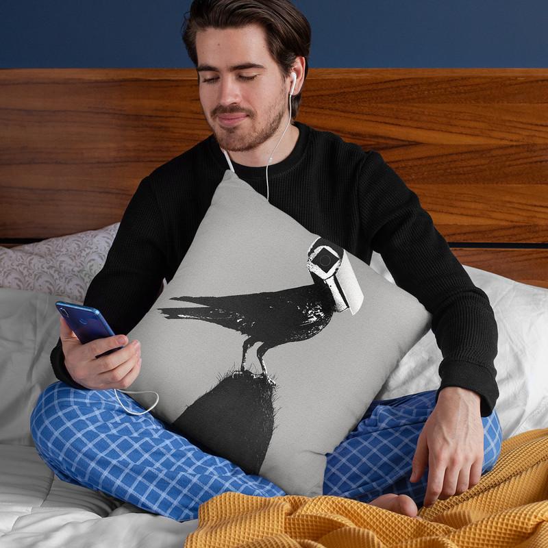The Lookout Throw Pillow By Nicebleed