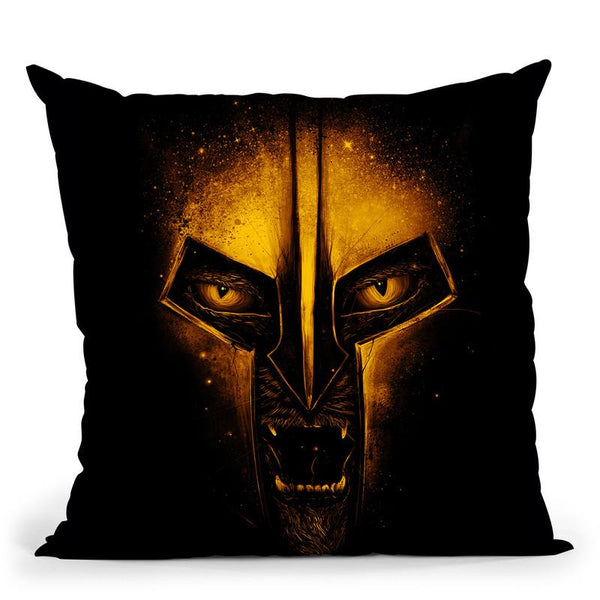 The Protector Throw Pillow By Nicebleed