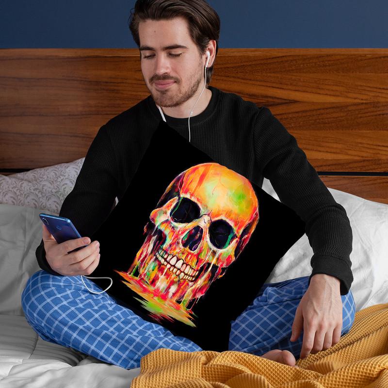Dye Out Throw Pillow By Nicebleed
