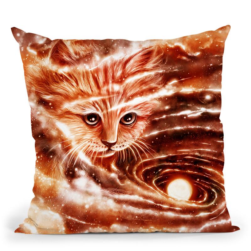 The Visitor Throw Pillow By Nicebleed