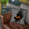 This Cat Is On Fire Throw Pillow By Nicebleed