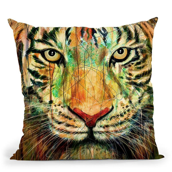 Tiger I Throw Pillow By Nicebleed