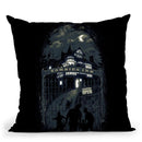 Zombies' Inn Throw Pillow By Nicebleed