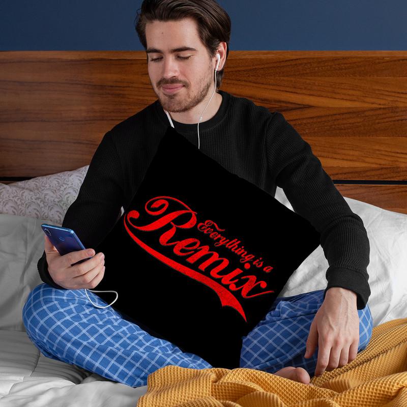 Everything Is A Remix Throw Pillow By Nicebleed