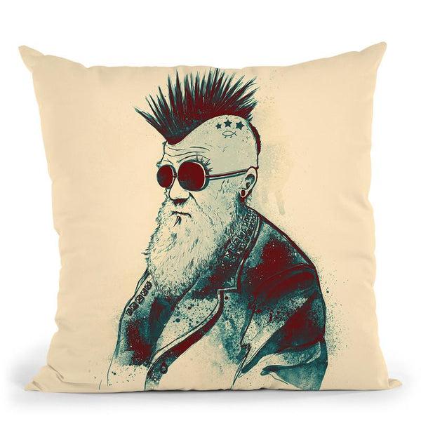 Evolution Of Charles Throw Pillow By Nicebleed