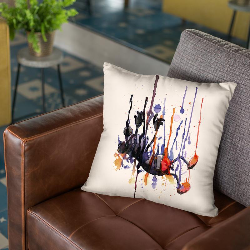 Fallen Throw Pillow By Nicebleed