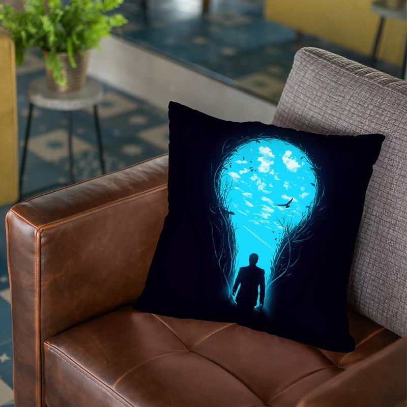 Bright Side Throw Pillow By Nicebleed