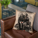 Family Portrait Throw Pillow By Nicebleed