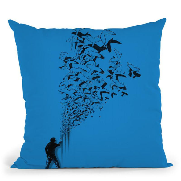 Flying High Throw Pillow By Nicebleed