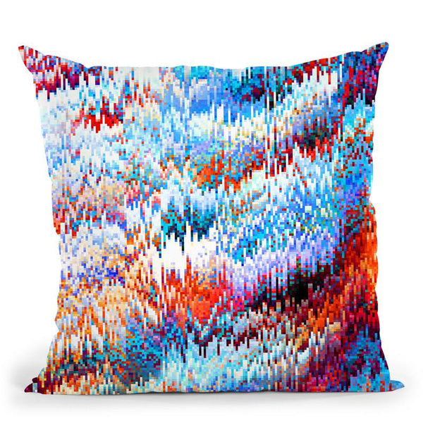 Forest Pixel Throw Pillow By Nicebleed