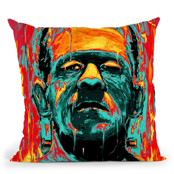 Frankenstein Throw Pillow By Nicebleed