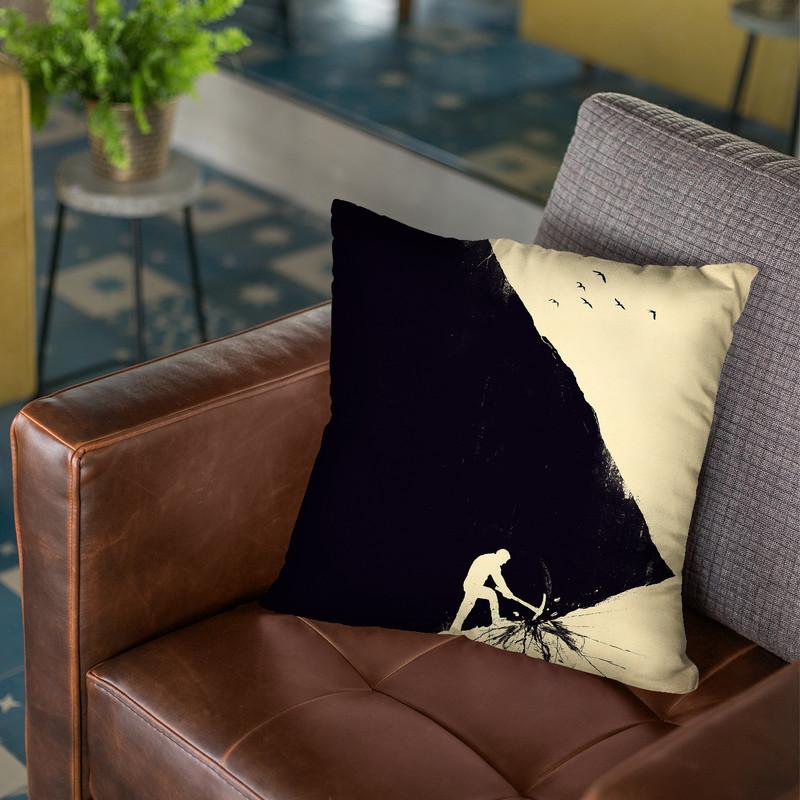 Freedom Seeker Throw Pillow By Nicebleed