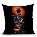 Geisha Nature Throw Pillow By Nicebleed