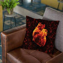 Geometric Heart Throw Pillow By Nicebleed