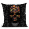 Geometric Skull Throw Pillow By Nicebleed