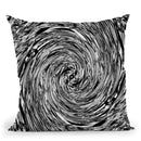 Geometric Spin Throw Pillow By Nicebleed