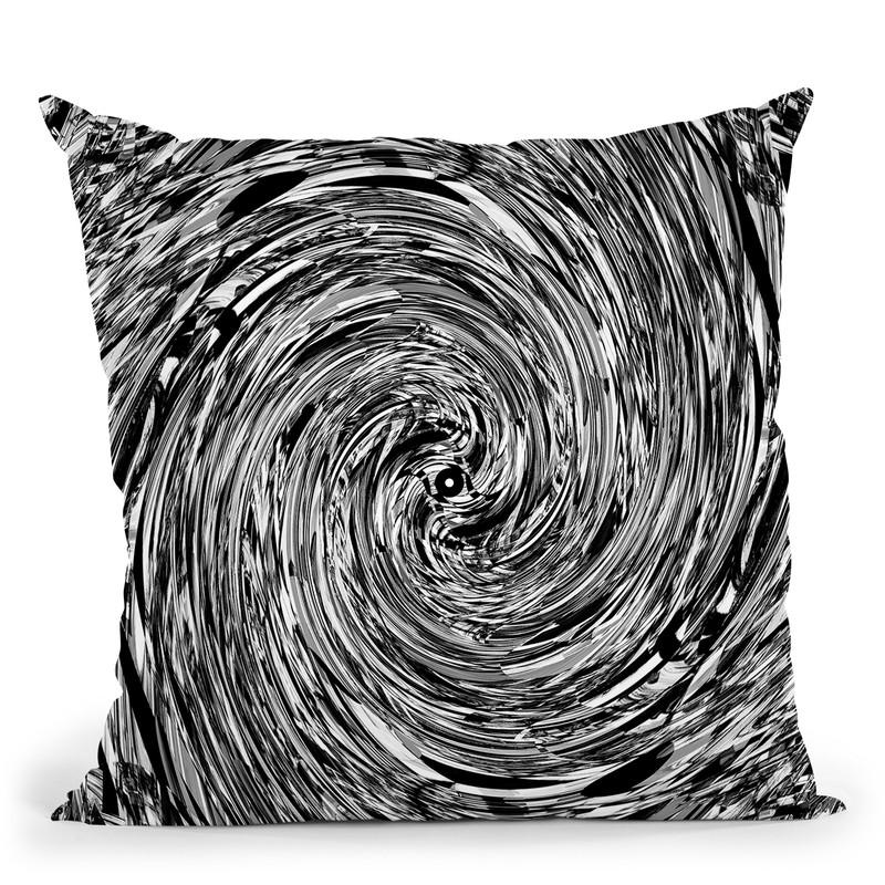 Geometric Spin Throw Pillow By Nicebleed