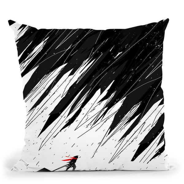 Geometric Storm Throw Pillow By Nicebleed