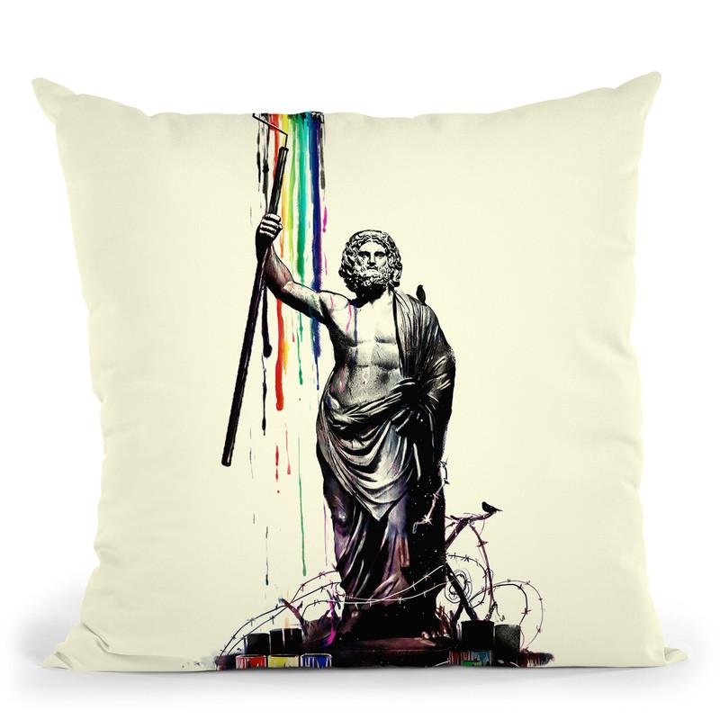 God Of Graffiti Throw Pillow By Nicebleed