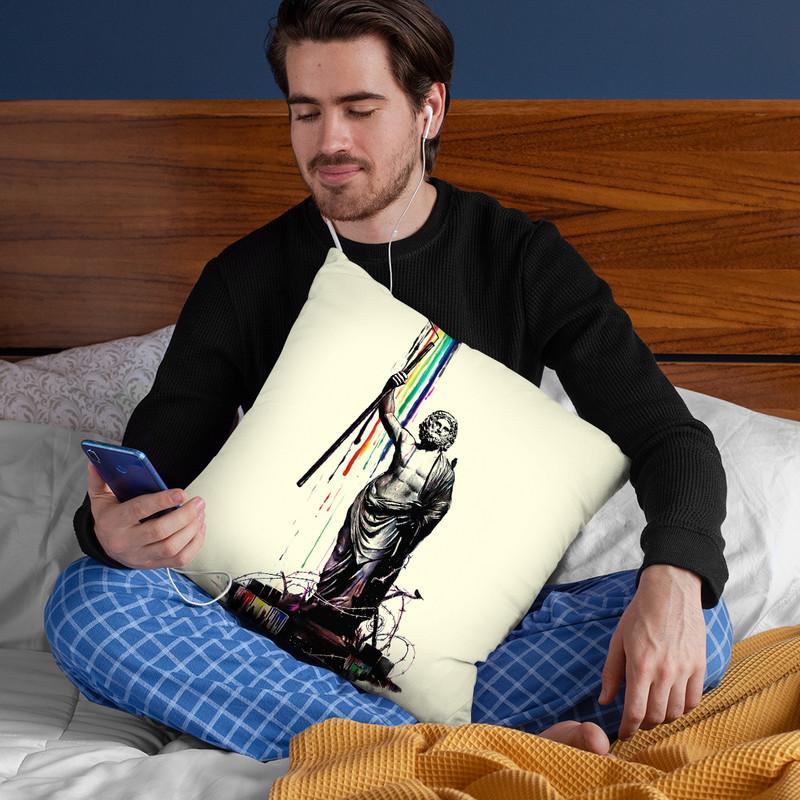 God Of Graffiti Throw Pillow By Nicebleed