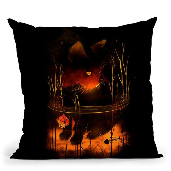 Catfish Throw Pillow By Nicebleed