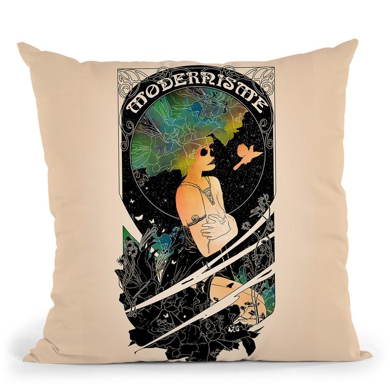 Inner Beauty Throw Pillow By Nicebleed