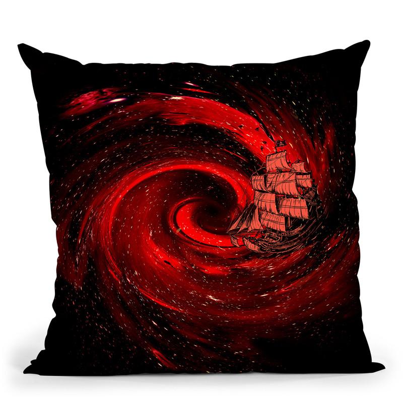 Journey To The Edge Of The Univ Throw Pillow By Nicebleed