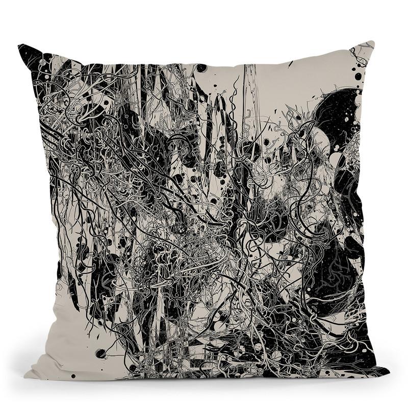 Coexistence Throw Pillow By Nicebleed
