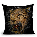 Leopard Throw Pillow By Nicebleed
