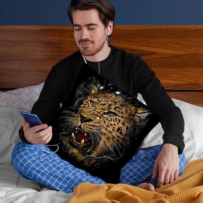 Leopard Throw Pillow By Nicebleed