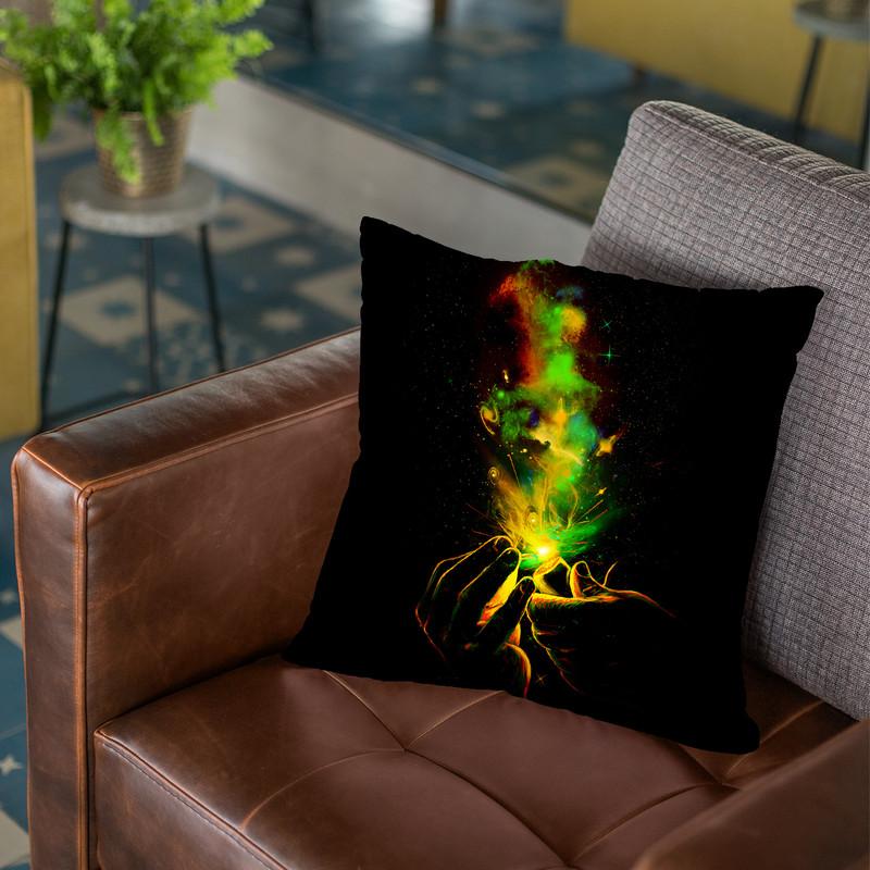 Light It Up! Throw Pillow By Nicebleed