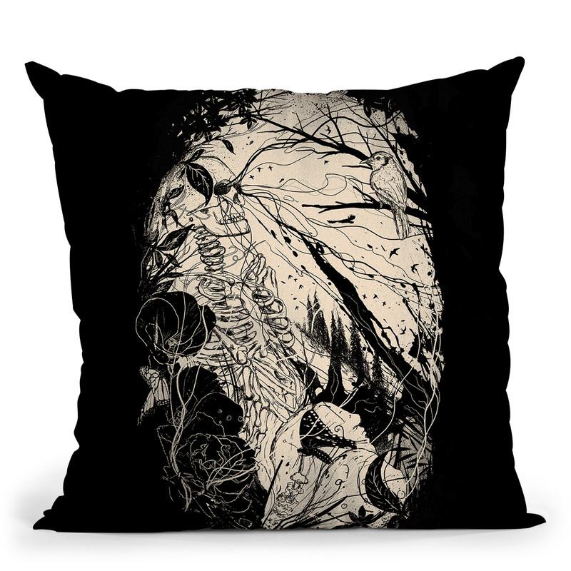 Comfortably Numb Throw Pillow By Nicebleed