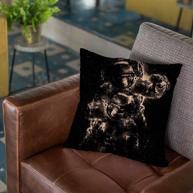 Lost In Space Throw Pillow By Nicebleed