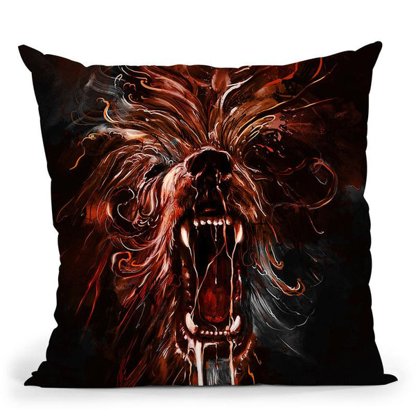 Mad Beast Ii Throw Pillow By Nicebleed