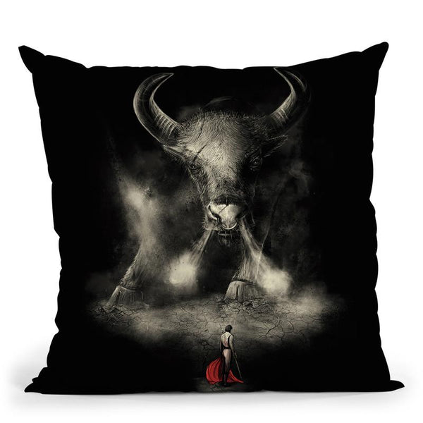 Matador'S Match Throw Pillow By Nicebleed
