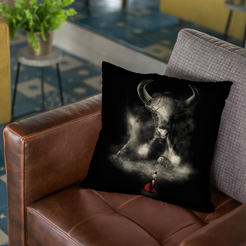 Matador'S Match Throw Pillow By Nicebleed