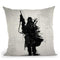 Post Apocalyptic Warrior Throw Pillow By Niklas Gustafson