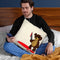 Psycho Teddy Throw Pillow By Nicklas Gustafsson