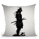 Armored Samurai Throw Pillow By Niklas Gustafson
