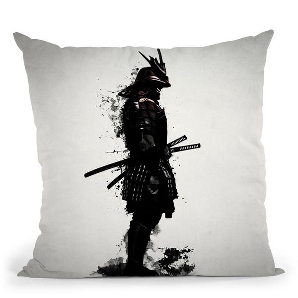Armored Samurai Throw Pillow By Niklas Gustafson