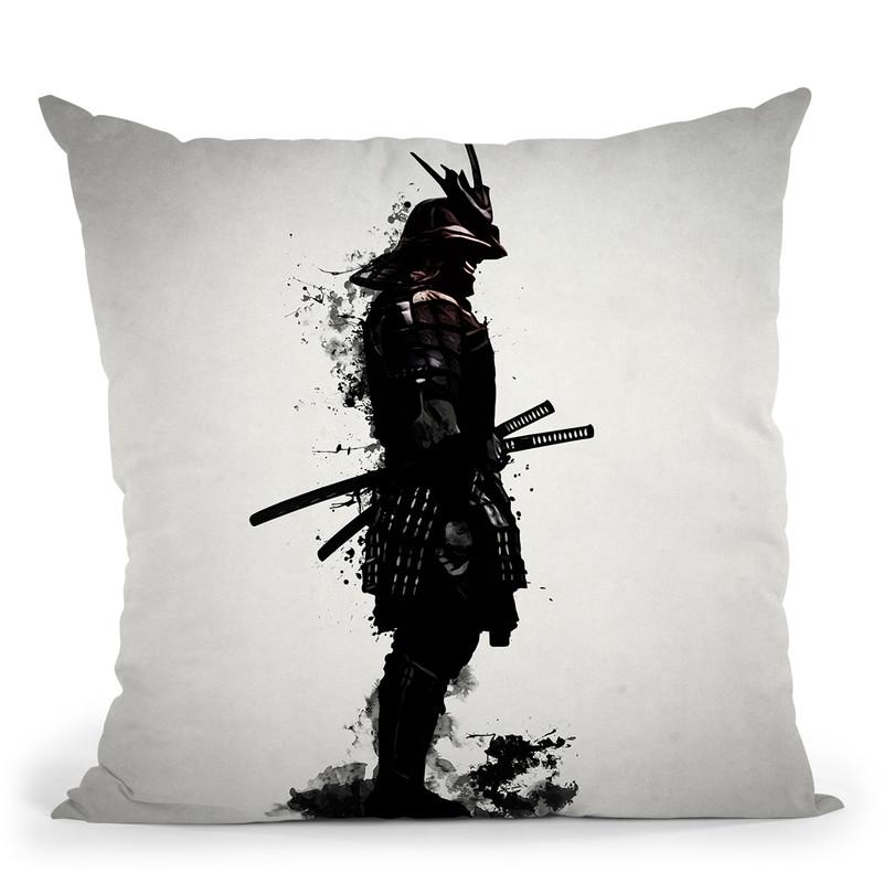 Armored Samurai Throw Pillow By Niklas Gustafson