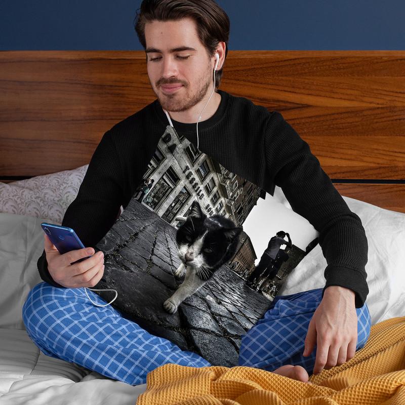 Street Cat Throw Pillow By Niklas Gustafson