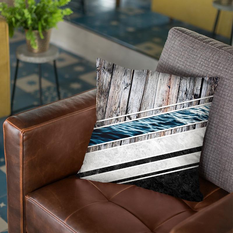 Striped Materials Of Nature I Throw Pillow By Niklas Gustafson