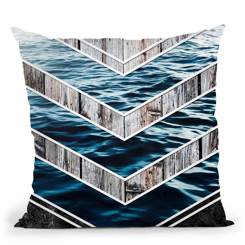 Striped Materials Of Nature Iii Throw Pillow By Niklas Gustafson