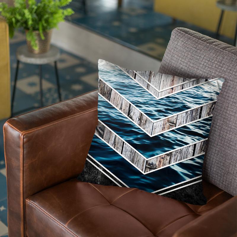 Striped Materials Of Nature Iii Throw Pillow By Niklas Gustafson