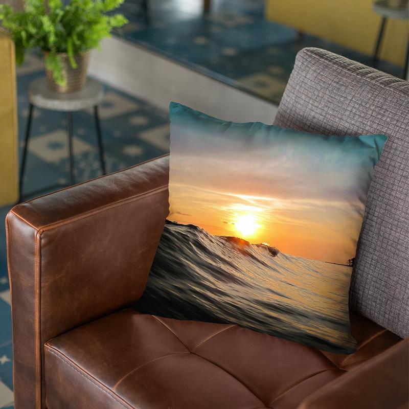 Sunset In Paradise Throw Pillow By Niklas Gustafson