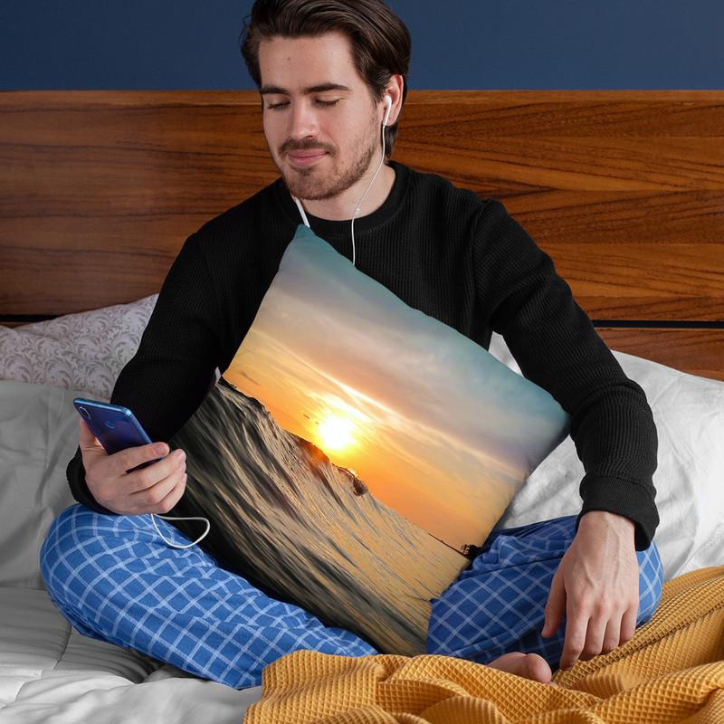 Sunset In Paradise Throw Pillow By Niklas Gustafson