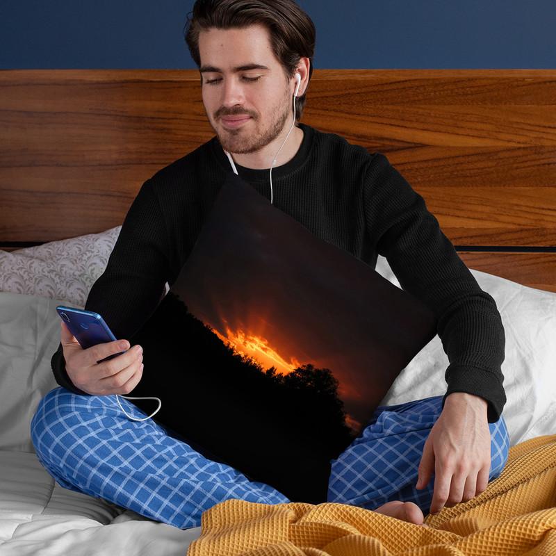 Sunset Throw Pillow By Niklas Gustafson